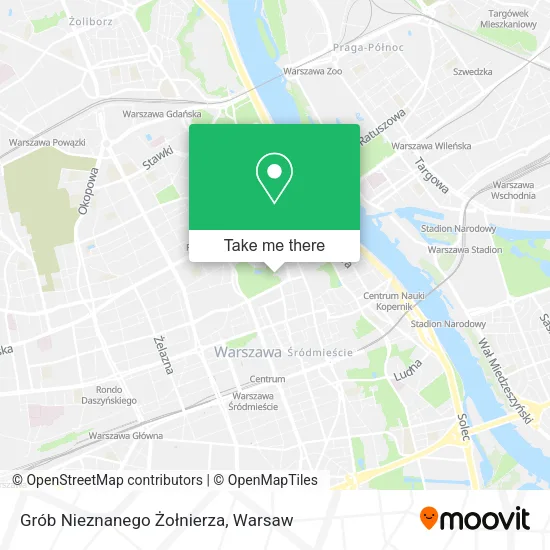 Grób Nieznanego Żołnierza map