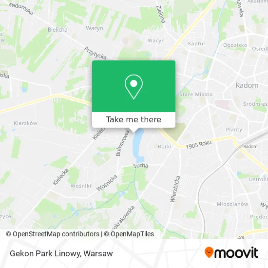 Карта Gekon Park Linowy