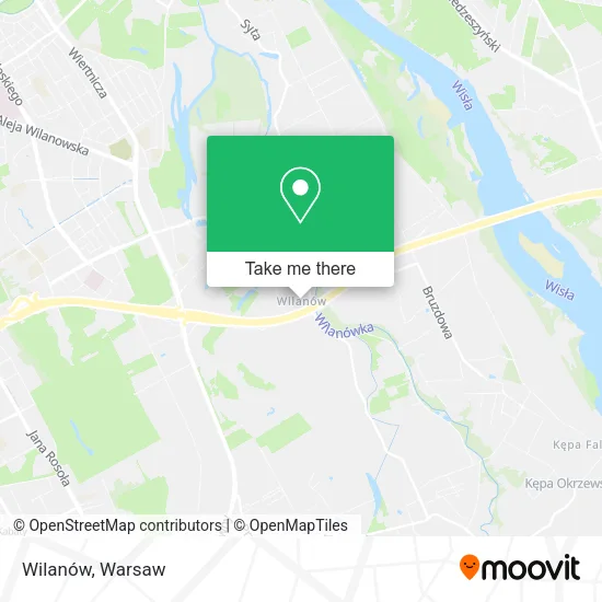 Wilanów map
