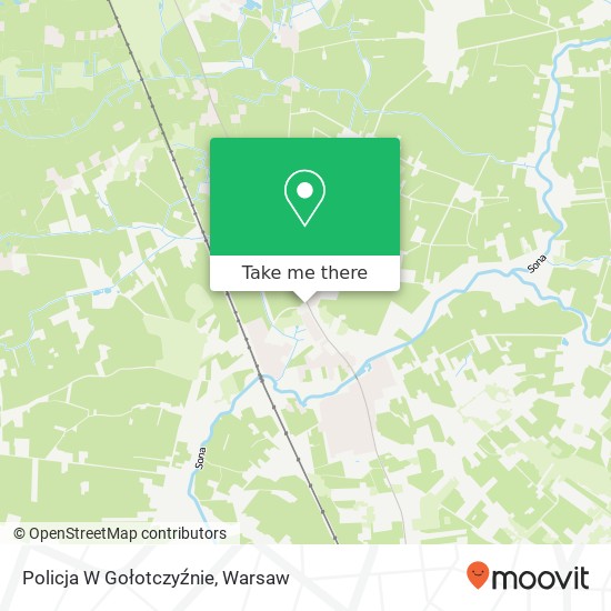 Policja W Gołotczyźnie map