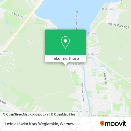 Leśniczówka Kąty Węgierskie map