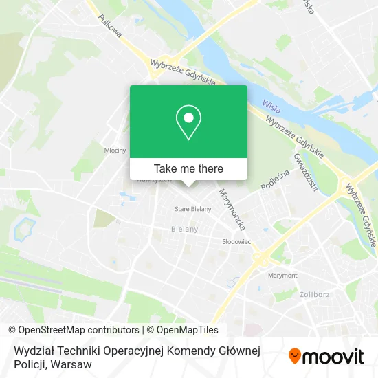 Wydział Techniki Operacyjnej Komendy Głównej Policji map