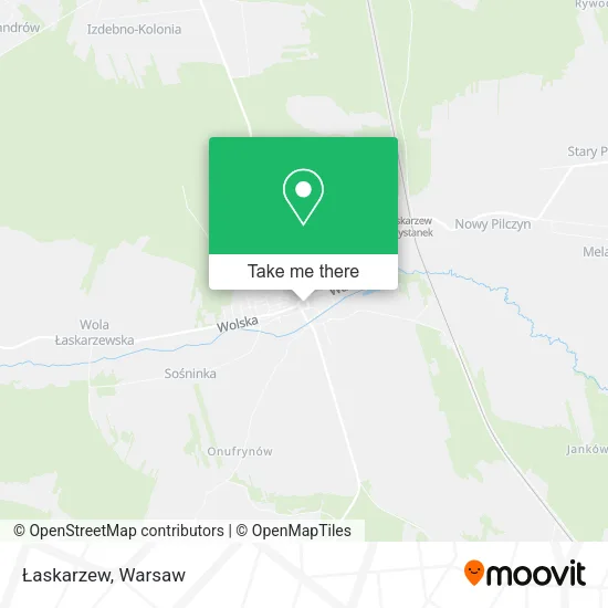 Łaskarzew map