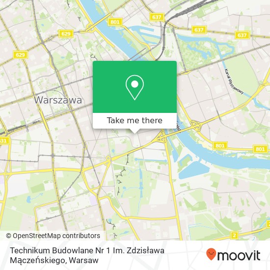 Technikum Budowlane Nr 1 Im. Zdzisława Mączeńskiego map