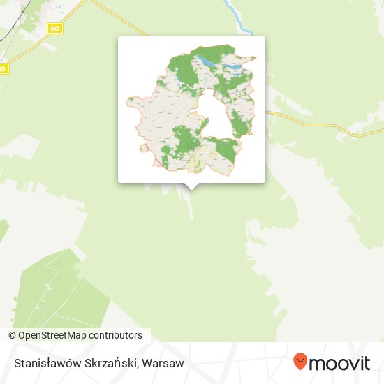 Stanisławów Skrzański map