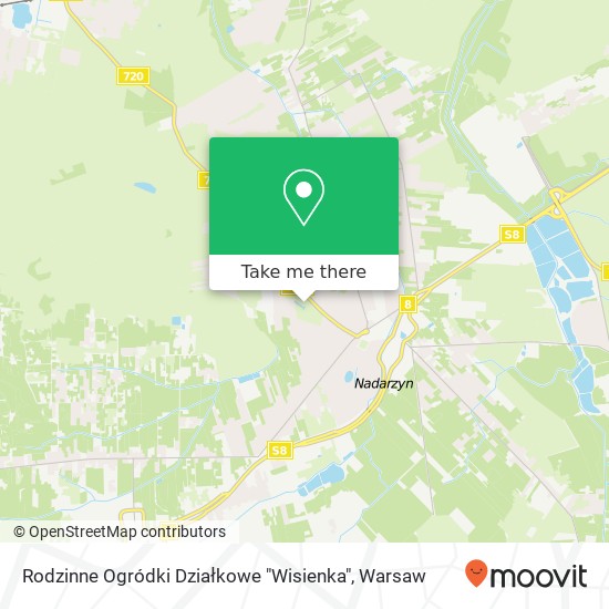 Rodzinne Ogródki Działkowe "Wisienka" map