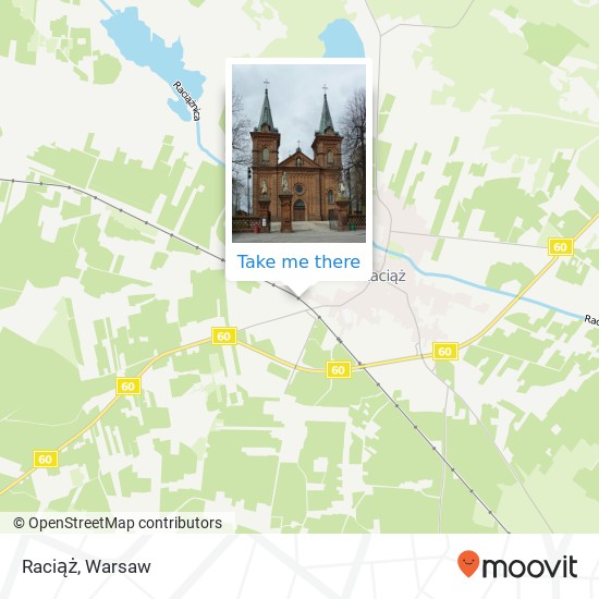 Raciąż map