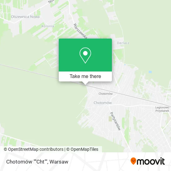 Chotomów ""Cht"" map