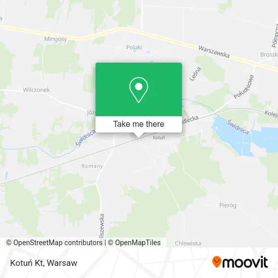 Kotuń Kt map