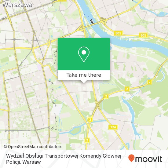 Wydział Obsługi Transportowej Komendy Głównej Policji map