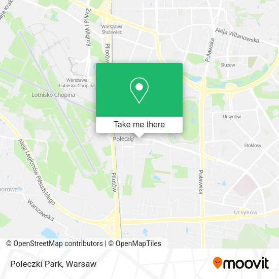Poleczki Park map