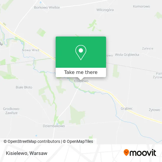 Карта Kisielewo