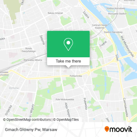 Gmach Główny Pw map