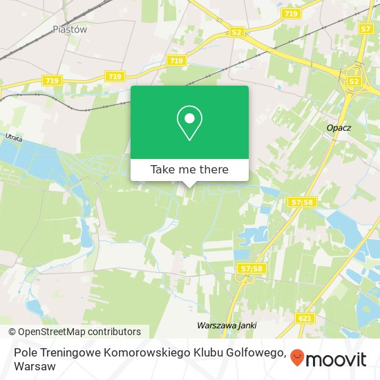 Pole Treningowe Komorowskiego Klubu Golfowego map