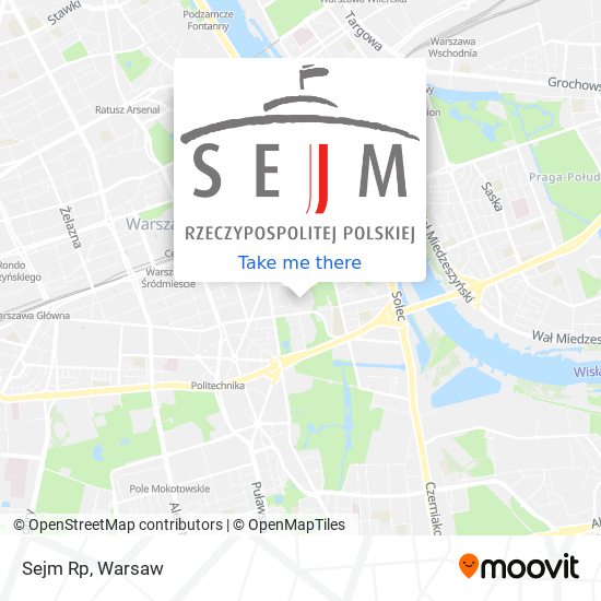 Sejm Rp map