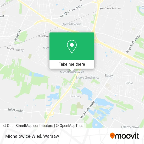 Michałowice-Wieś map