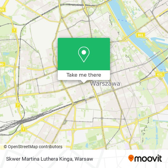 Skwer Martina Luthera Kinga map