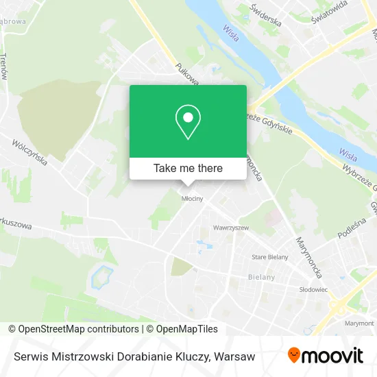 Serwis Mistrzowski Dorabianie Kluczy map