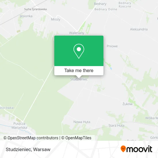 Карта Studzieniec