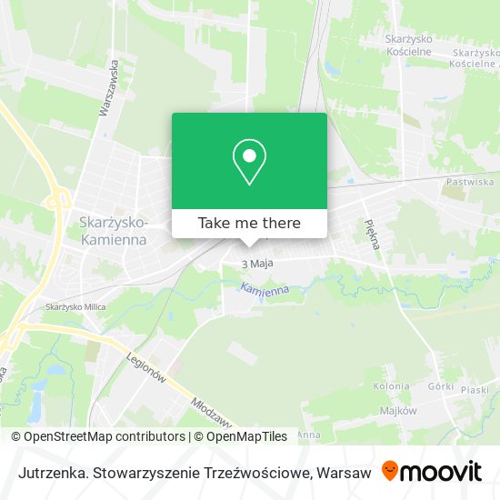 Jutrzenka. Stowarzyszenie Trzeźwościowe map