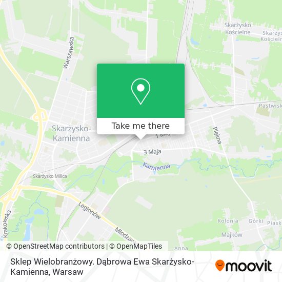 Sklep Wielobranżowy. Dąbrowa Ewa Skarżysko-Kamienna map