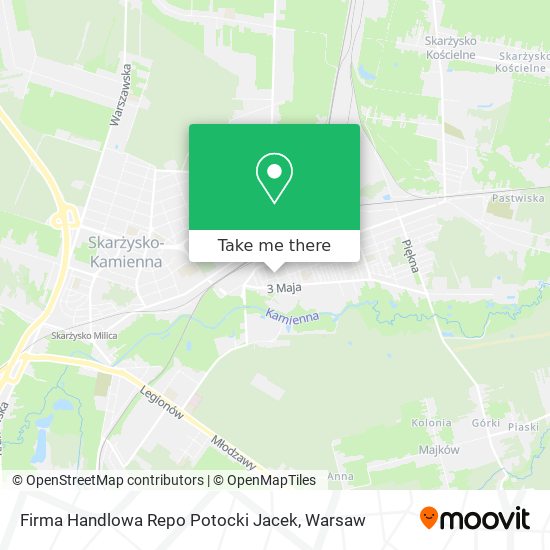 Firma Handlowa Repo Potocki Jacek map