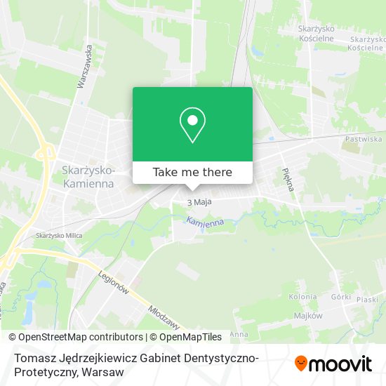 Tomasz Jędrzejkiewicz Gabinet Dentystyczno-Protetyczny map