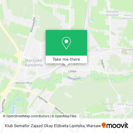 Klub Semafor Zajazd Okay Elżbieta Lipińska map