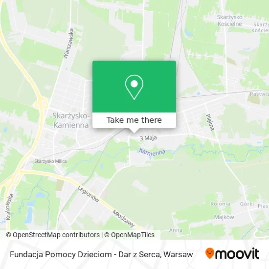 Карта Fundacja Pomocy Dzieciom - Dar z Serca