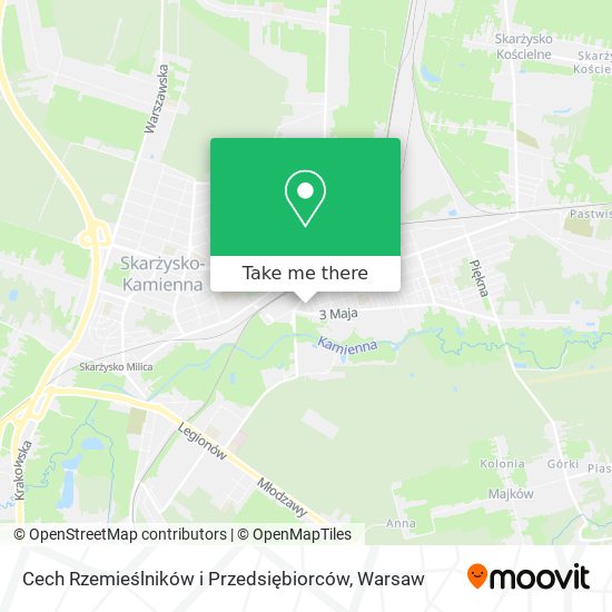 Cech Rzemieślników i Przedsiębiorców map