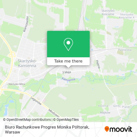 Biuro Rachunkowe Progres Monika Półtorak map