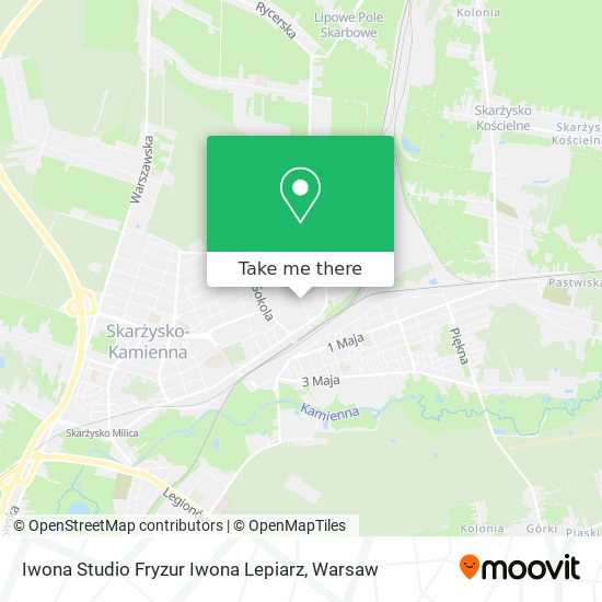 Iwona Studio Fryzur Iwona Lepiarz map