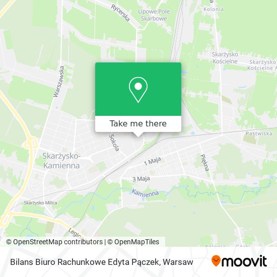 Bilans Biuro Rachunkowe Edyta Pączek map