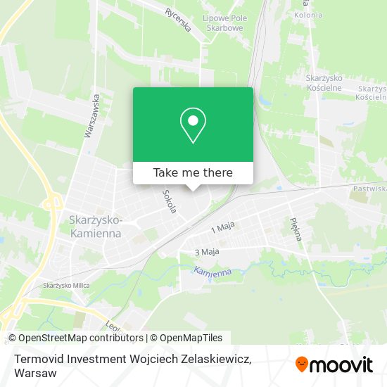 Карта Termovid Investment Wojciech Zelaskiewicz