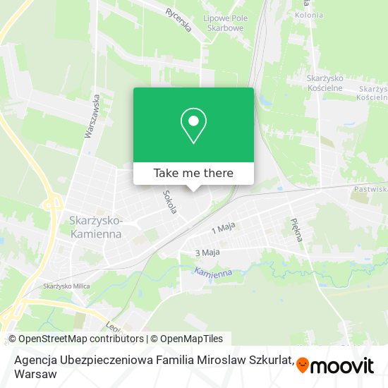 Agencja Ubezpieczeniowa Familia Miroslaw Szkurlat map