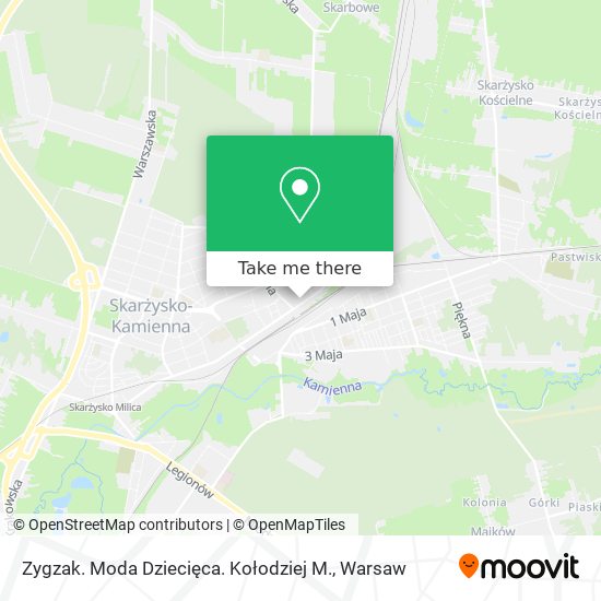 Zygzak. Moda Dziecięca. Kołodziej M. map