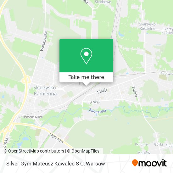 Silver Gym Mateusz Kawalec S C map