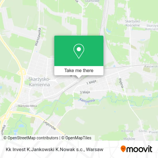 Карта Kk Invest K.Jankowski K.Nowak s.c.