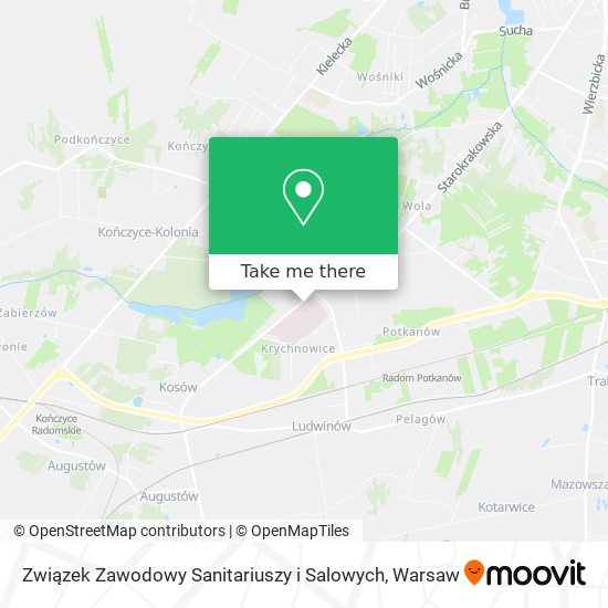 Związek Zawodowy Sanitariuszy i Salowych map