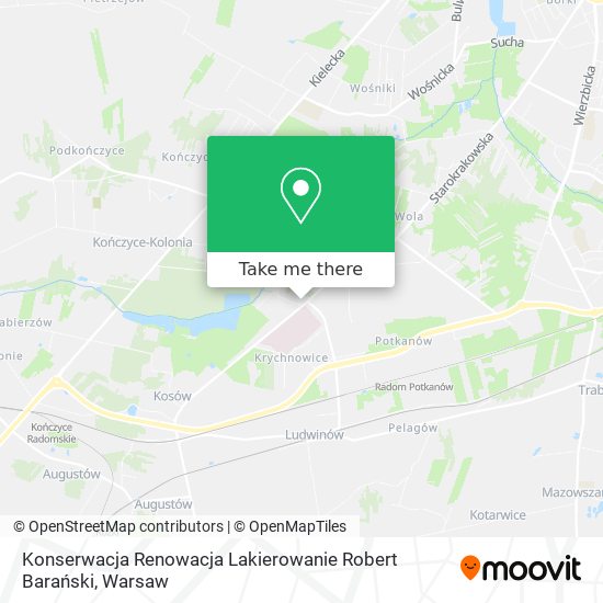 Konserwacja Renowacja Lakierowanie Robert Barański map