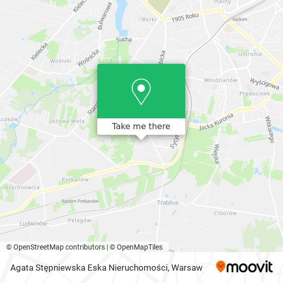 Agata Stępniewska Eska Nieruchomości map