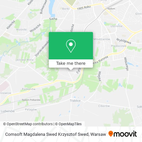 Comsoft Magdalena Swed Krzysztof Swed map