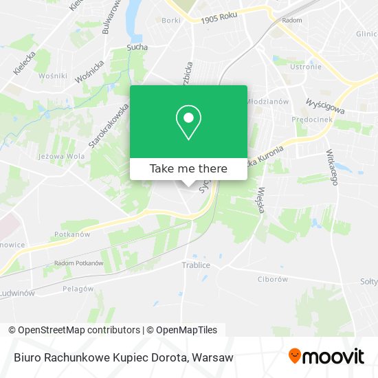 Biuro Rachunkowe Kupiec Dorota map