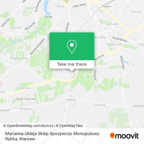 Marianna Ukleja Sklep Spozywczo Monopolowy Rybka map