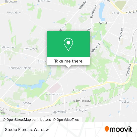 Studio Fitness map