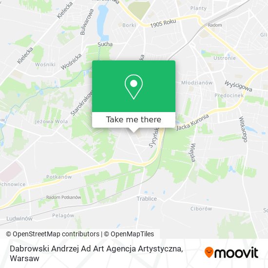 Dabrowski Andrzej Ad Art Agencja Artystyczna map