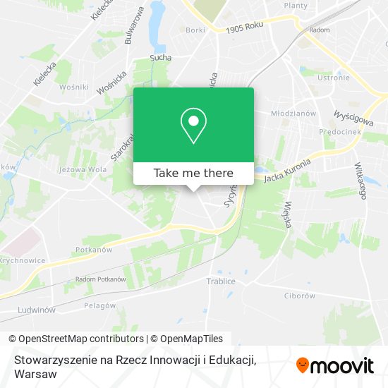 Stowarzyszenie na Rzecz Innowacji i Edukacji map