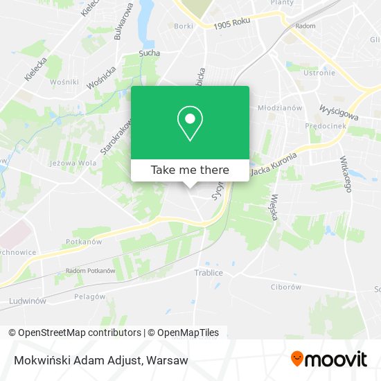 Mokwiński Adam Adjust map