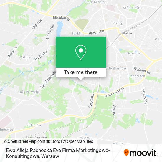 Ewa Alicja Pachocka Eva Firma Marketingowo-Konsultingowa map