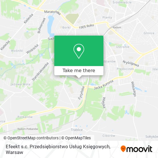 Efeekt s.c. Przedsiębiorstwo Usług Księgowych map